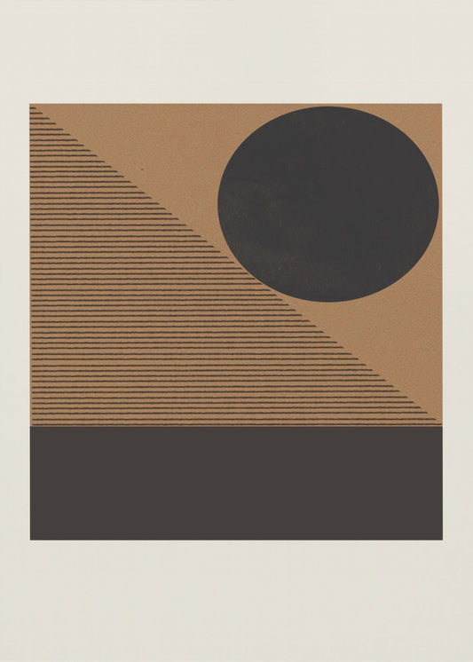 Geometrische Finsternis | Leinwand