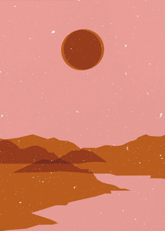Moon  landscape | Poster
