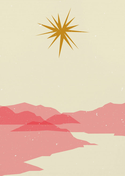 Sonnige Landschaft | Leinwand
