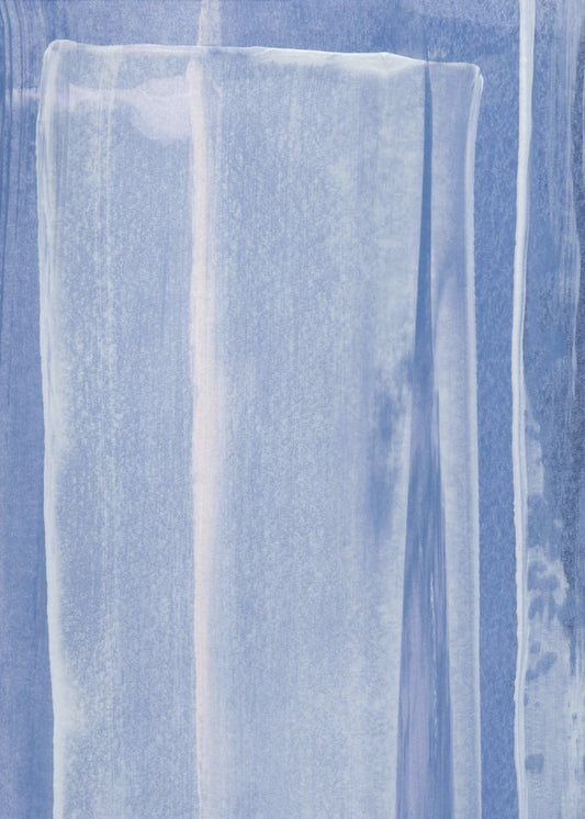 Blue With Vertical Brushstrokes | Canvas