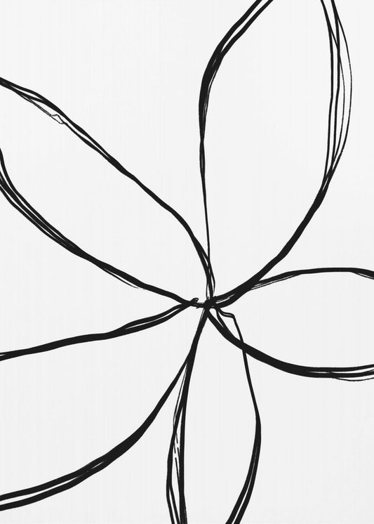 Einfache Blume | Leinwand