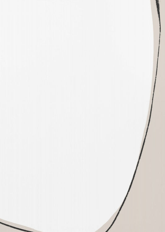 Geschwungener Minimalismus | Leinwand