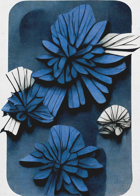 Blue Blossom Depth | Canvas