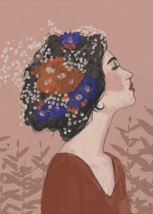 Blüten im Profil | Leinwand