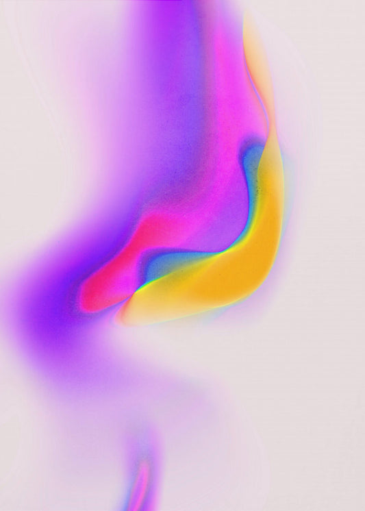 Neonwirbel | Leinwand