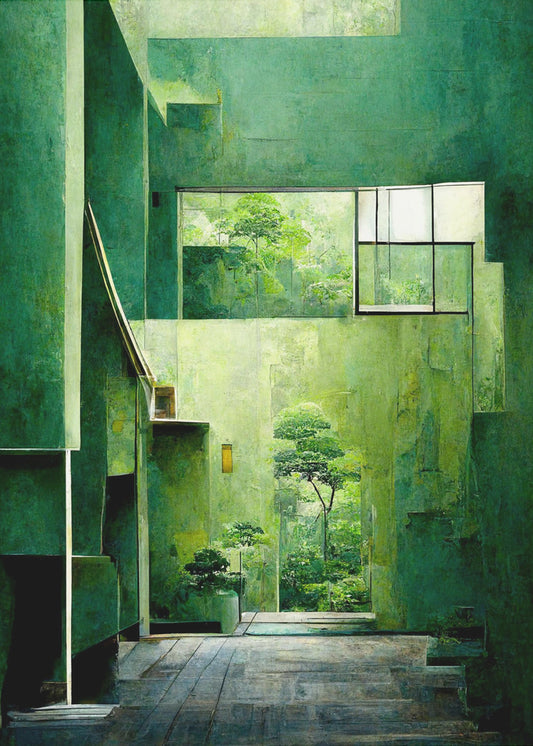 Emerald Sanctuary | Canvas