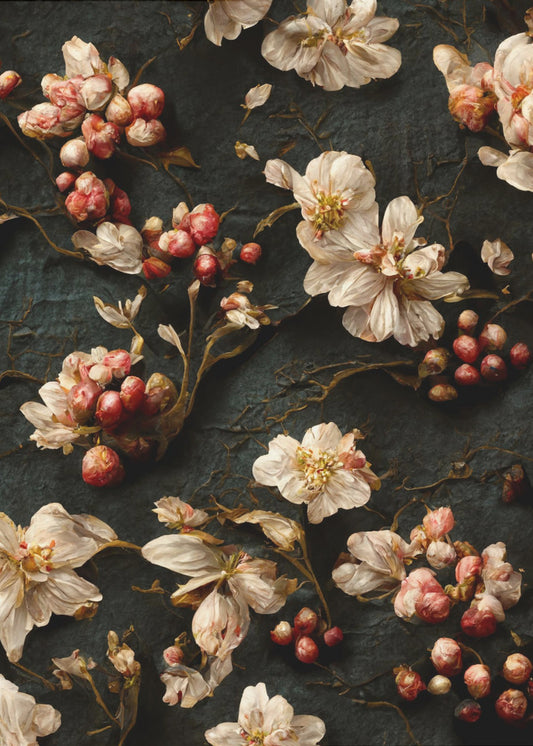 Petals and Berries | Canvas