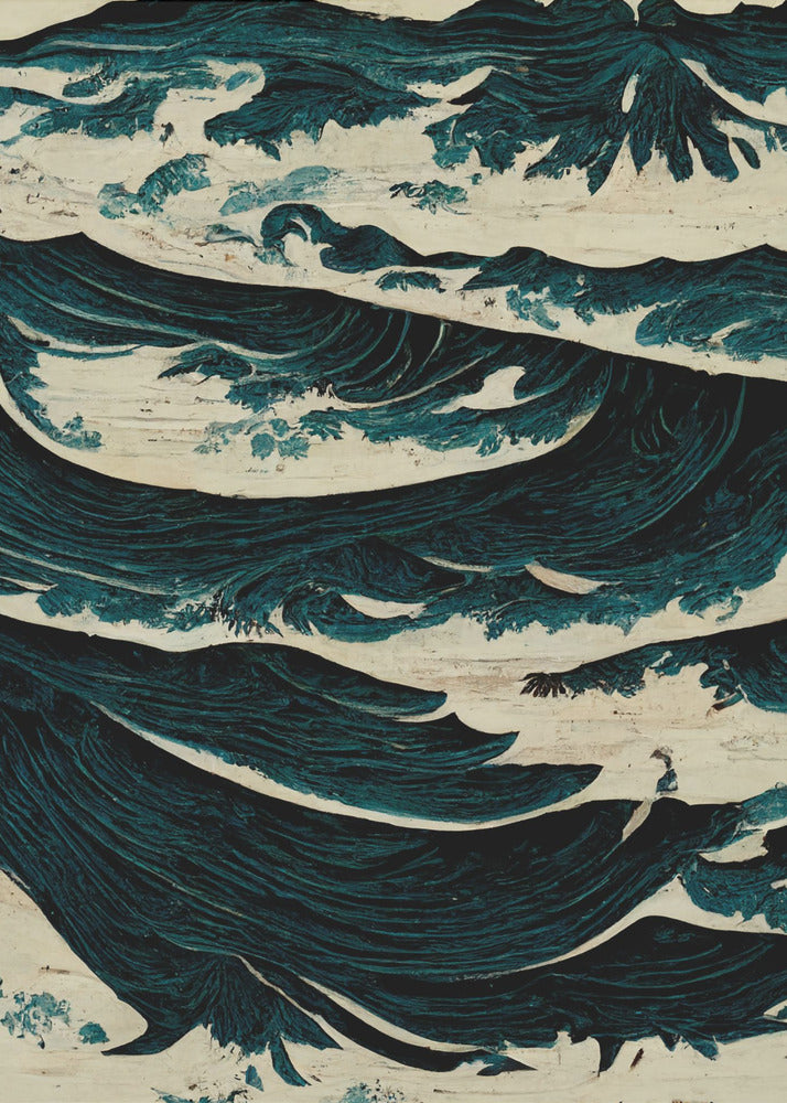Turbulente Wellen | Poster