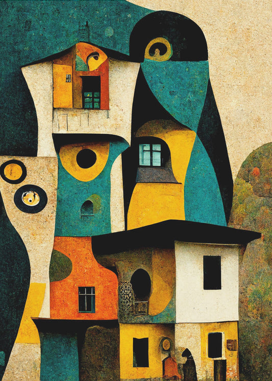 Whimsical Dwellings | Poster