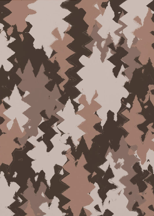 Zigzag Earth Tones | Canvas