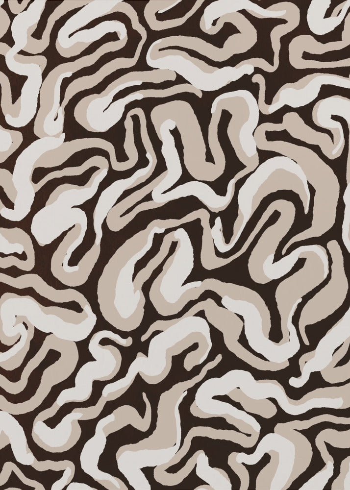 Swirling Earth Tones | Canvas