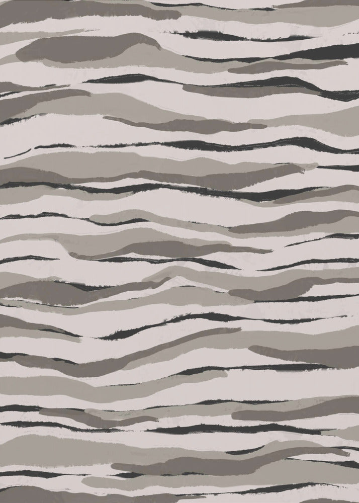 Monochrome Waves | Canvas