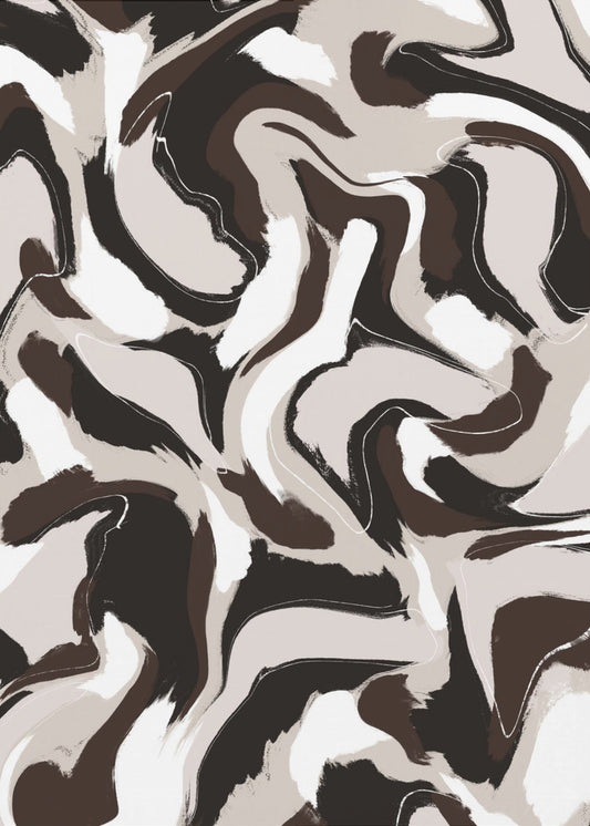 Swirling Earth Tones | Canvas