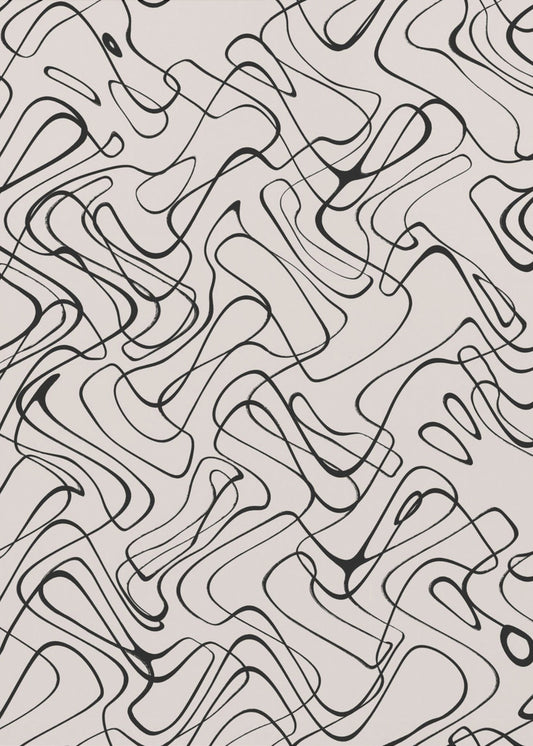 Fließende Linien Tanz | Poster