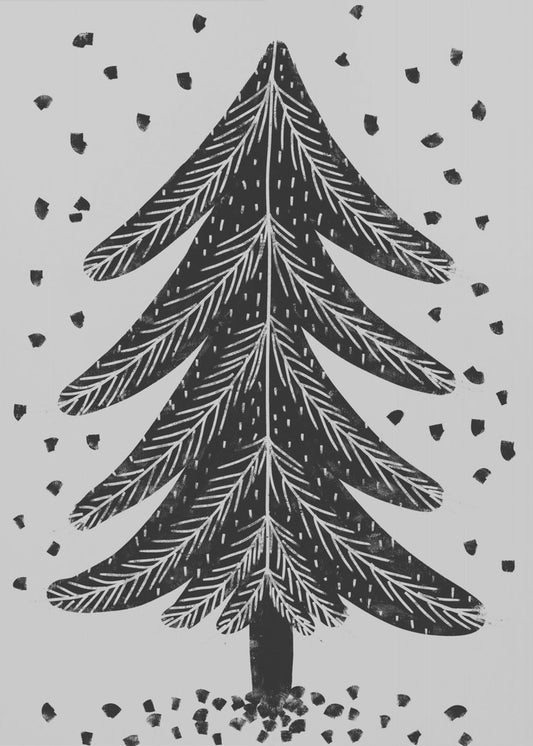 Monochromer Pinefall | Poster
