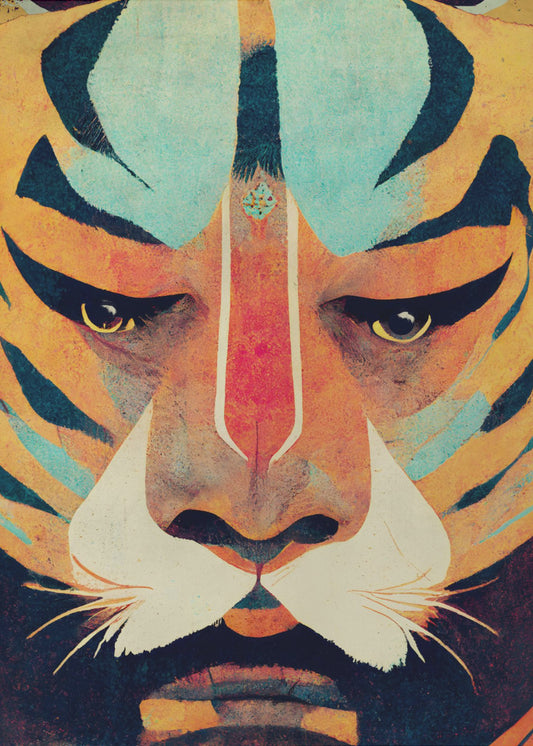 Starker Tiger | Leinwand