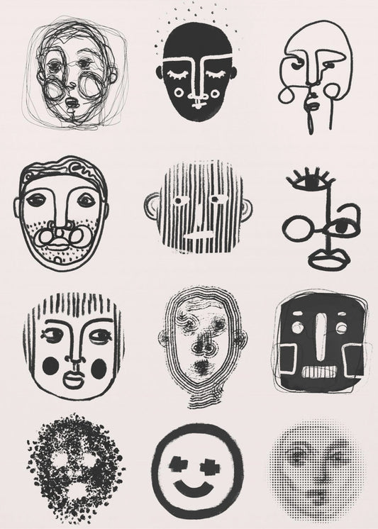 Gesichter der Emotionen | Poster