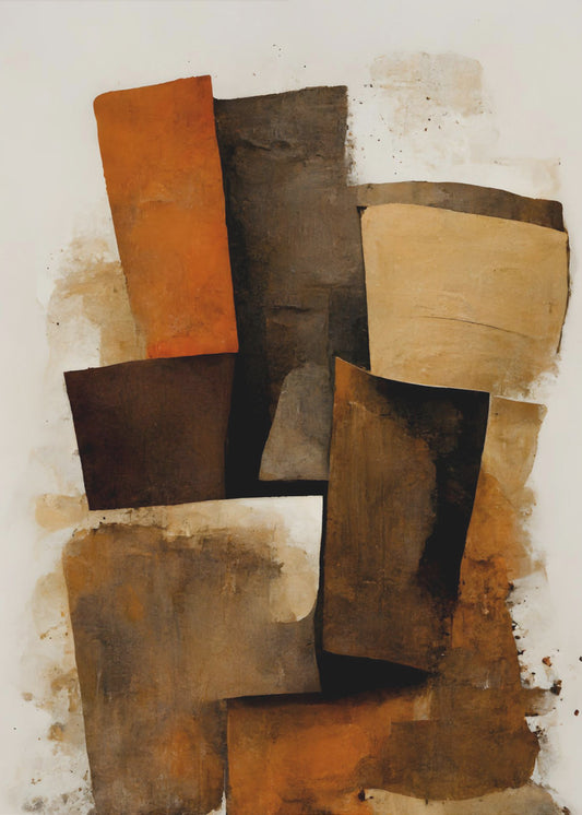 Earthy Layers | Canvas