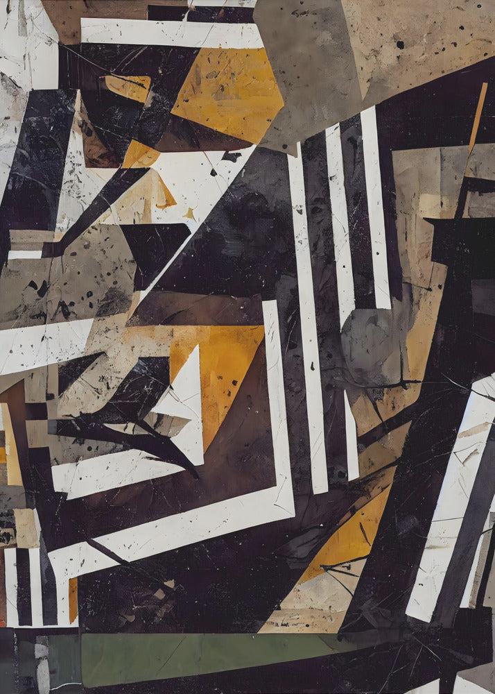 Geometrischer Wandteppich | Poster