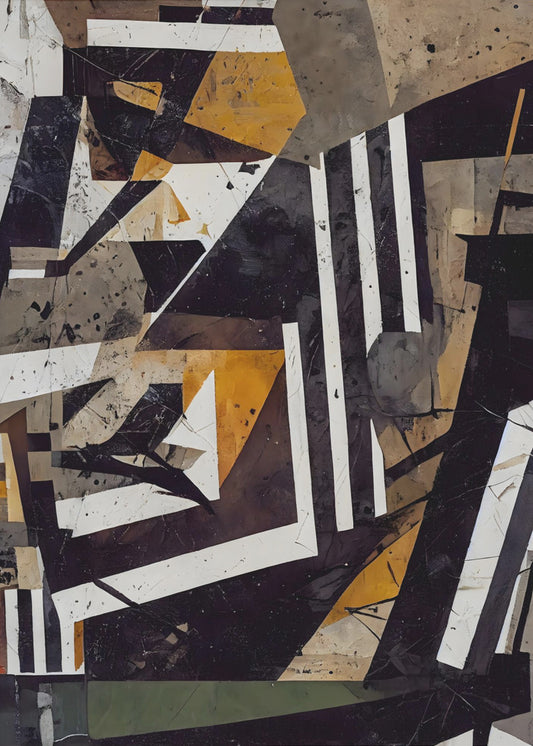 Geometrischer Wandteppich | Poster