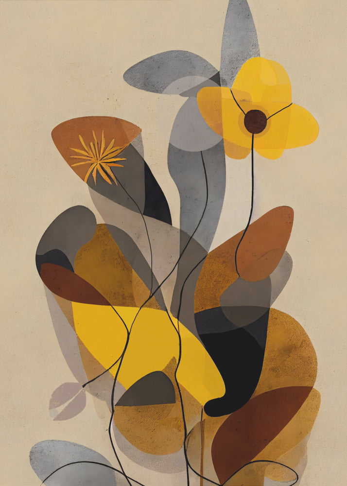 Florale Geometrie | Leinwand