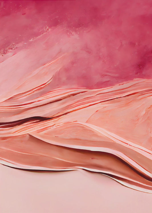 Crimson Dunes | Canvas