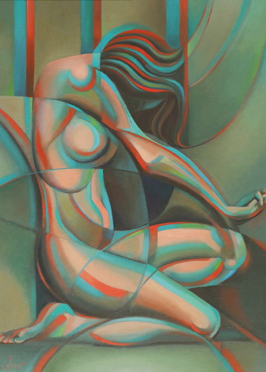 Anaglyphischer Rundismus - 12-05-22 | Leinwand