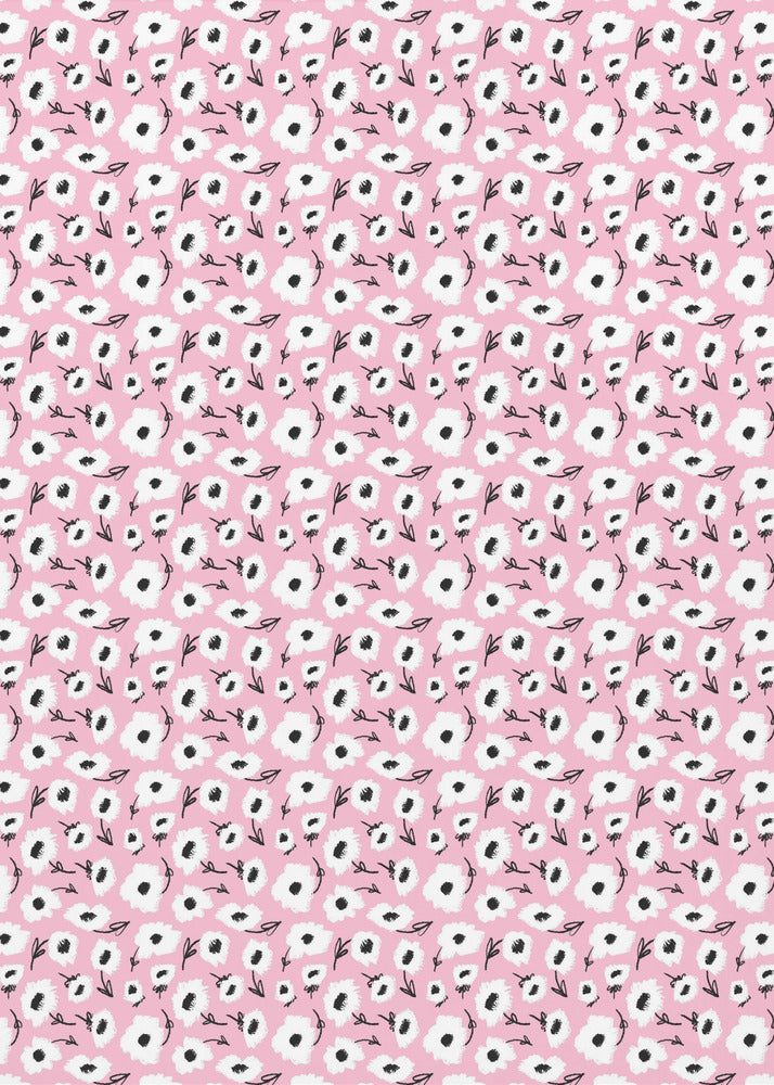 Rosa Blütenblatt Harmonie | Leinwand