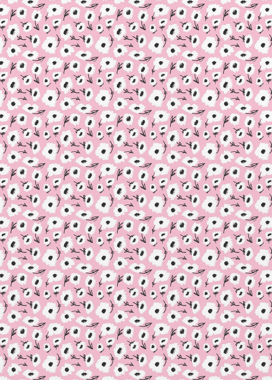 Rosa Blütenblatt Harmonie | Leinwand