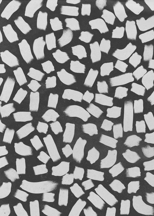 Monochrome Striche | Poster