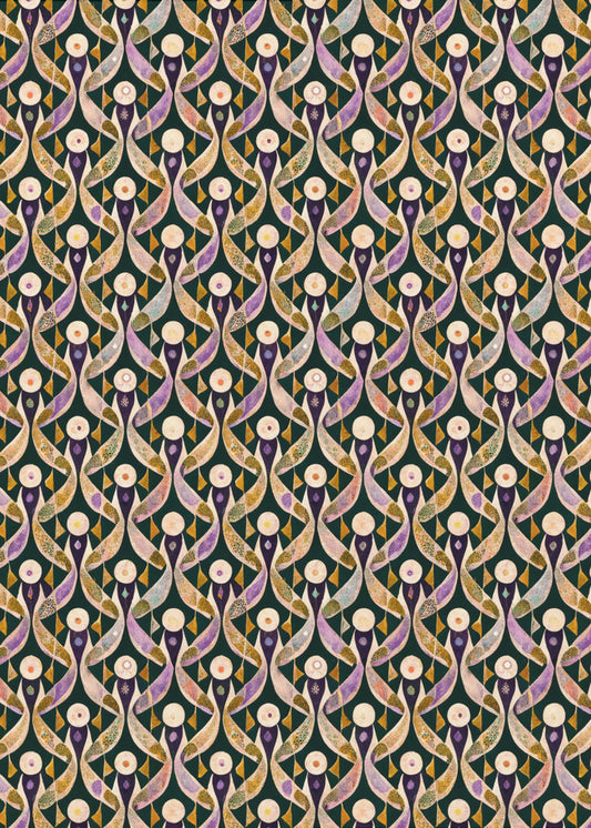 Geschwungene Rhythmus-Eleganz | Leinwand