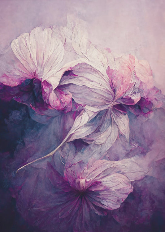 Petals in Haze | Canvas
