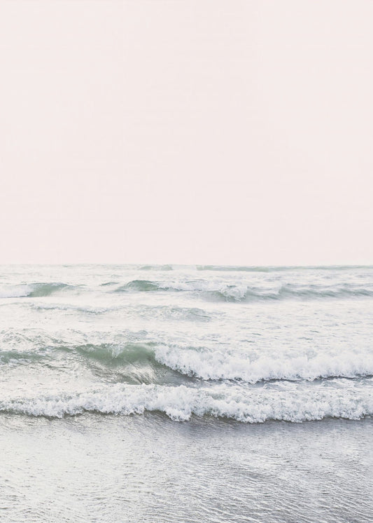 Blush Ocean | Canvas