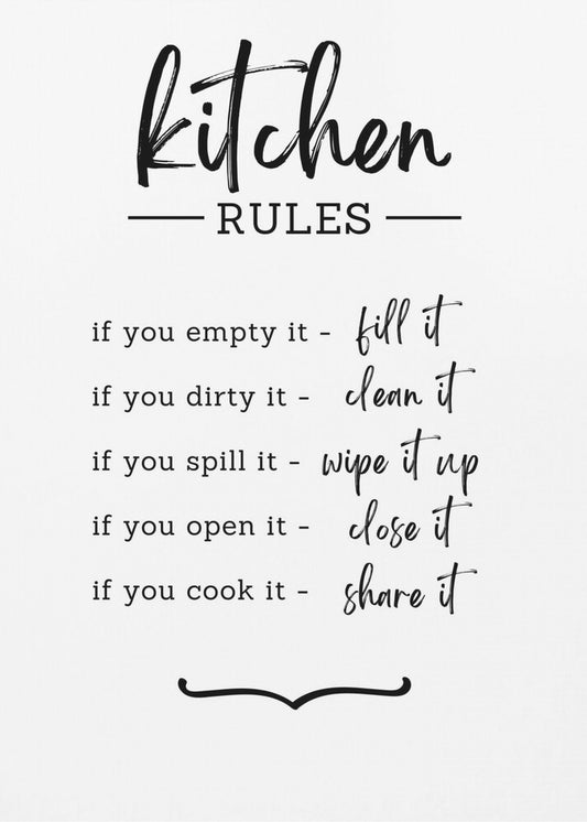 Kitchen Rules | Poster