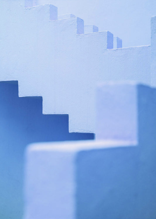 Muralla Roja in blue | Canvas