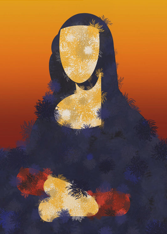 Furry Mona | Canvas