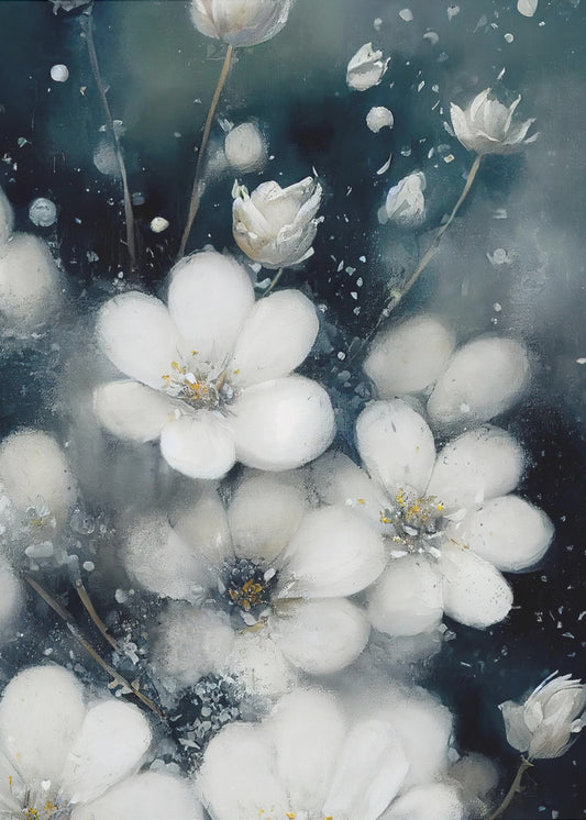 Flüsternde Blüten | Leinwand