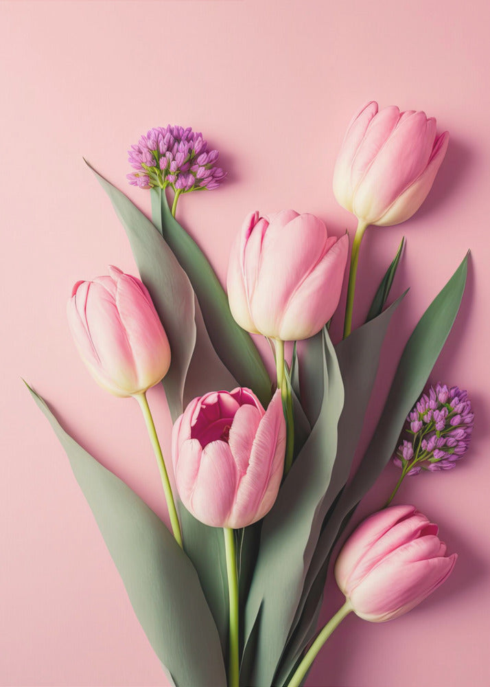 Tulpen-Traumlandschaft | Leinwand