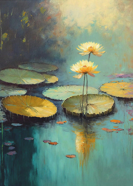 Lotus-Ruhe | Leinwand