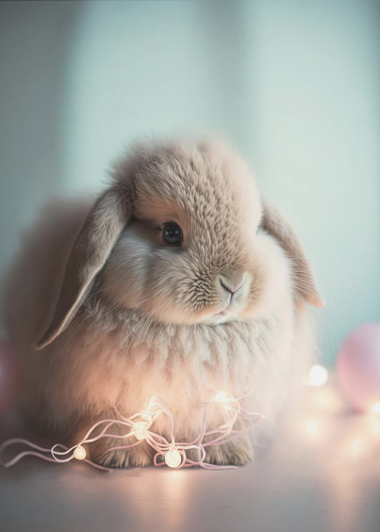 Flauschiges Leuchten | Leinwand