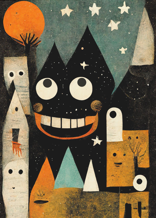 Whimsical Nightscape | Canvas