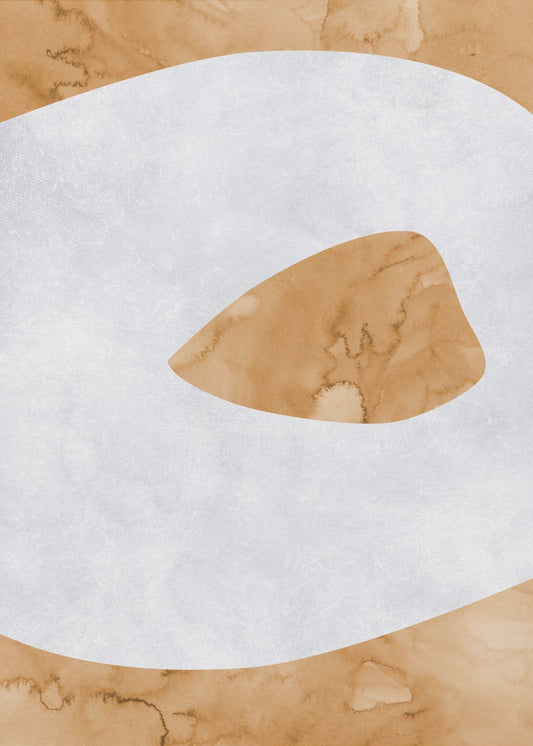 Abstract Lake Crater view | Canvas