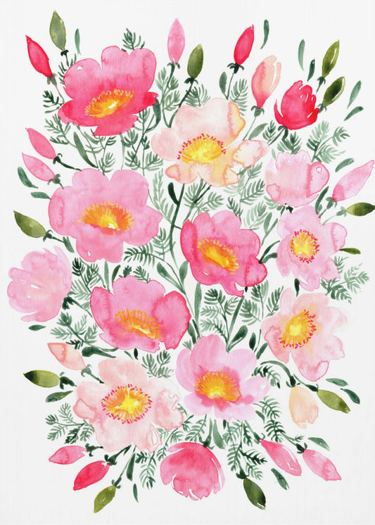 Winterlynn bouquet in pink | Canvas