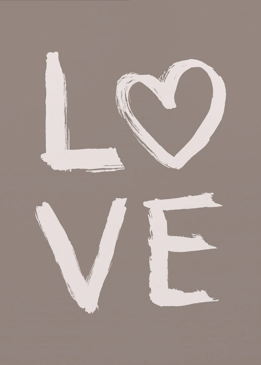 LIEBE Toothy Brown | Poster