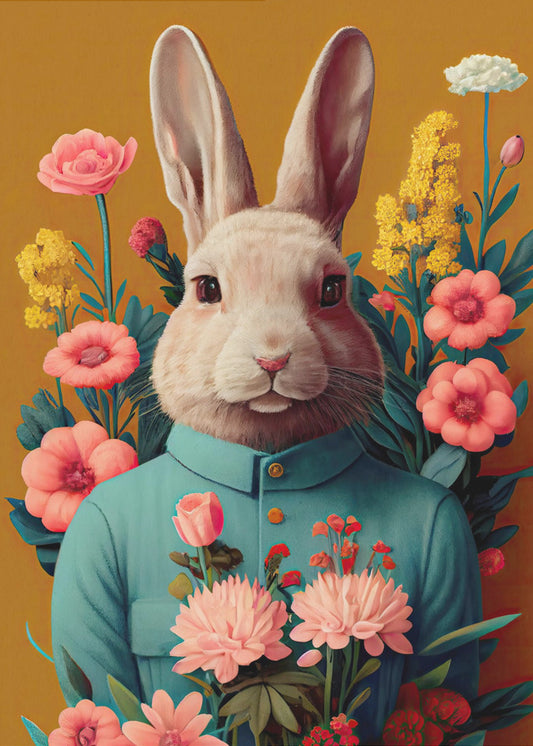 Bunny in Bloom | Canvas