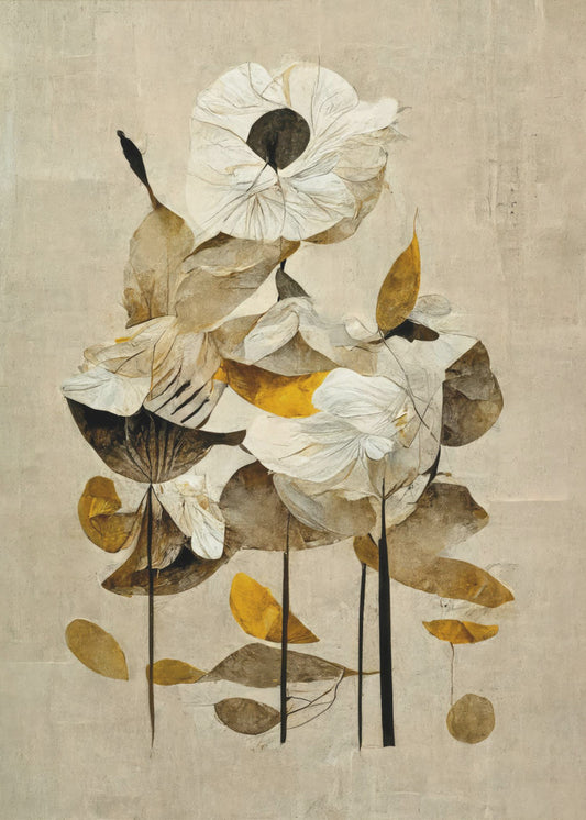 Petals and Leaves | Canvas