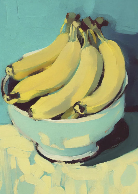 Schüssel mit Bananen | Poster