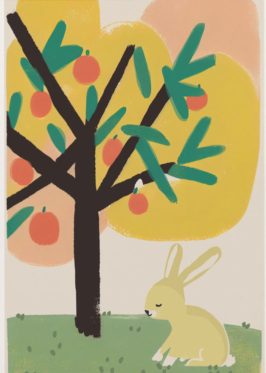 Dreaming Under Tree | Canvas