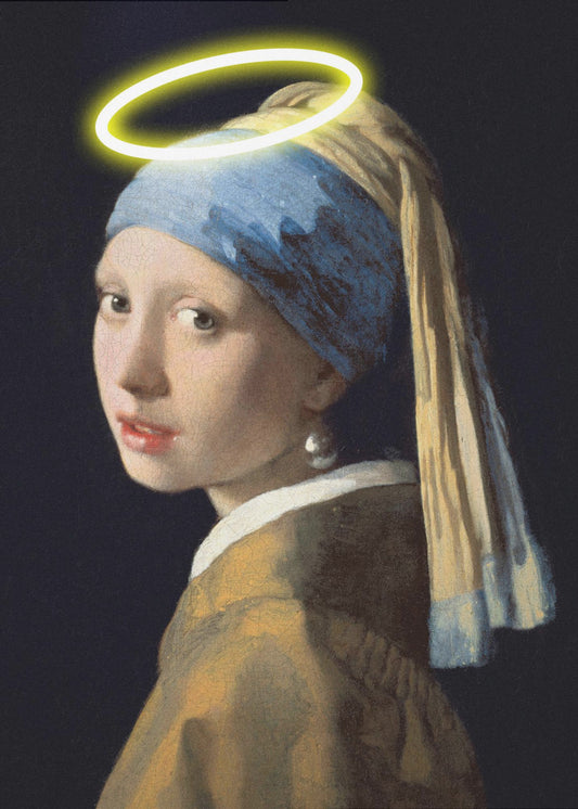 Mädchen mit Heiligenschein | Poster