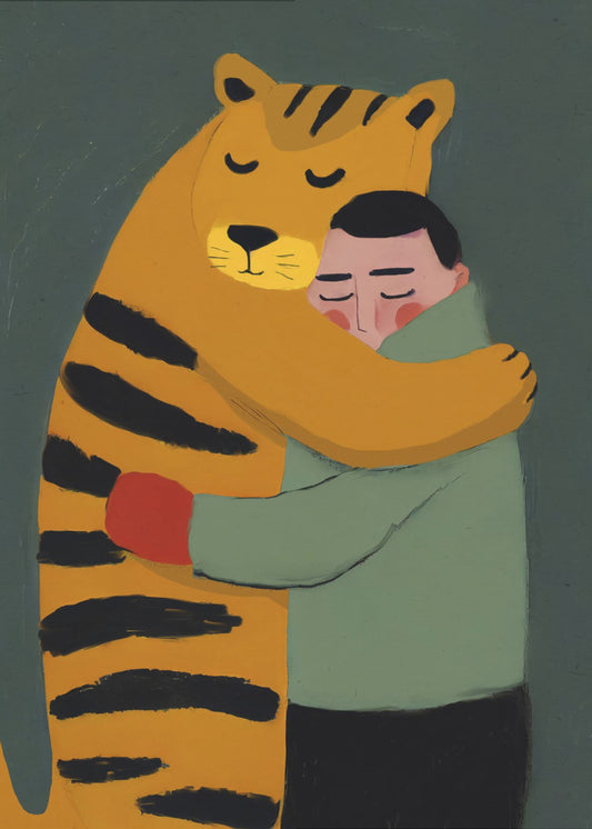 Tigers sanfte Umarmung | Poster